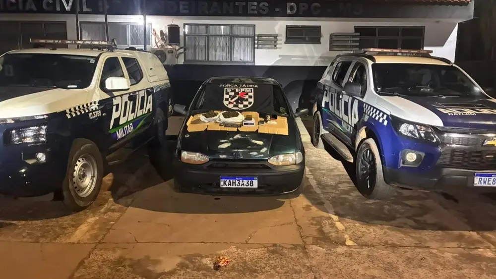 CV é preso com droga e carro adulterado em Bandeirantes