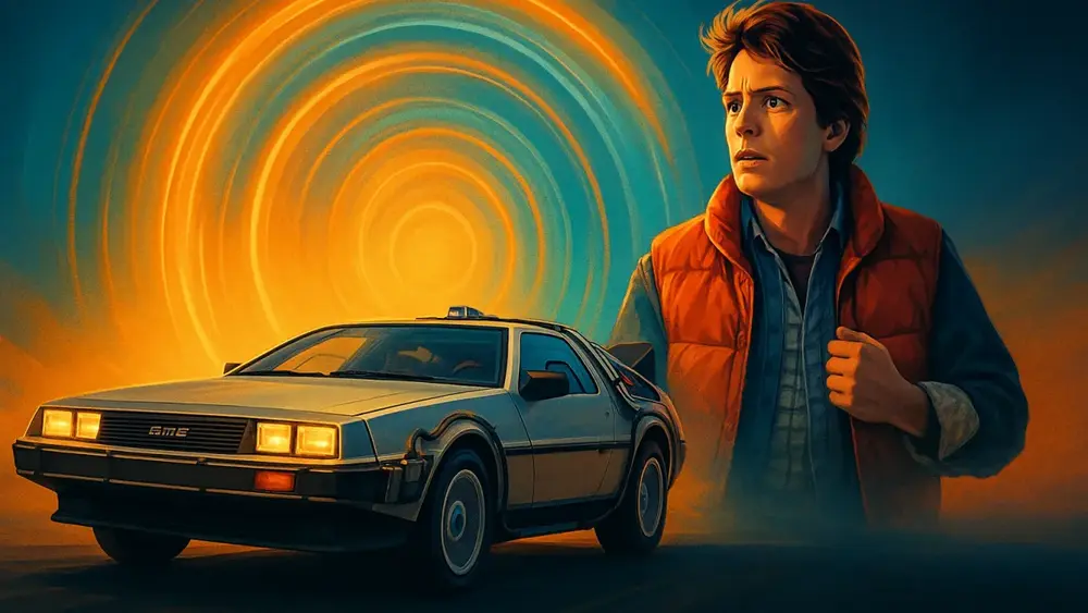 De Volta ao Futuro: Fox, DeLorean e a Icônica Viagem Temporal!