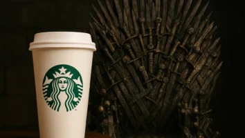 Copo de Starbucks apareceu em Game of Thrones Copo de Starbucks apareceu em Game of Thrones