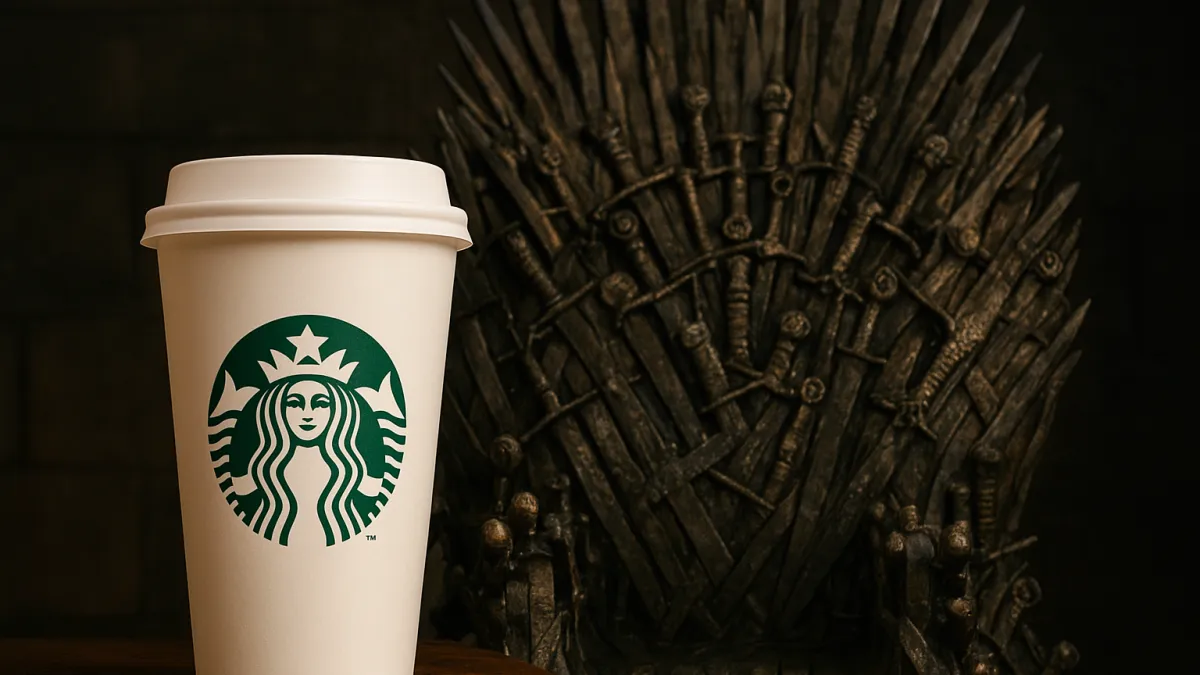 Copo de Starbucks apareceu em Game of Thrones Copo de Starbucks apareceu em Game of Thrones