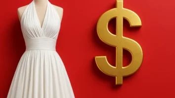 Vestido branco de Marilyn custou quanto?