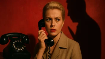 Disque M Assassinato Alfred Hitchcock Grace Kelly telefone crime