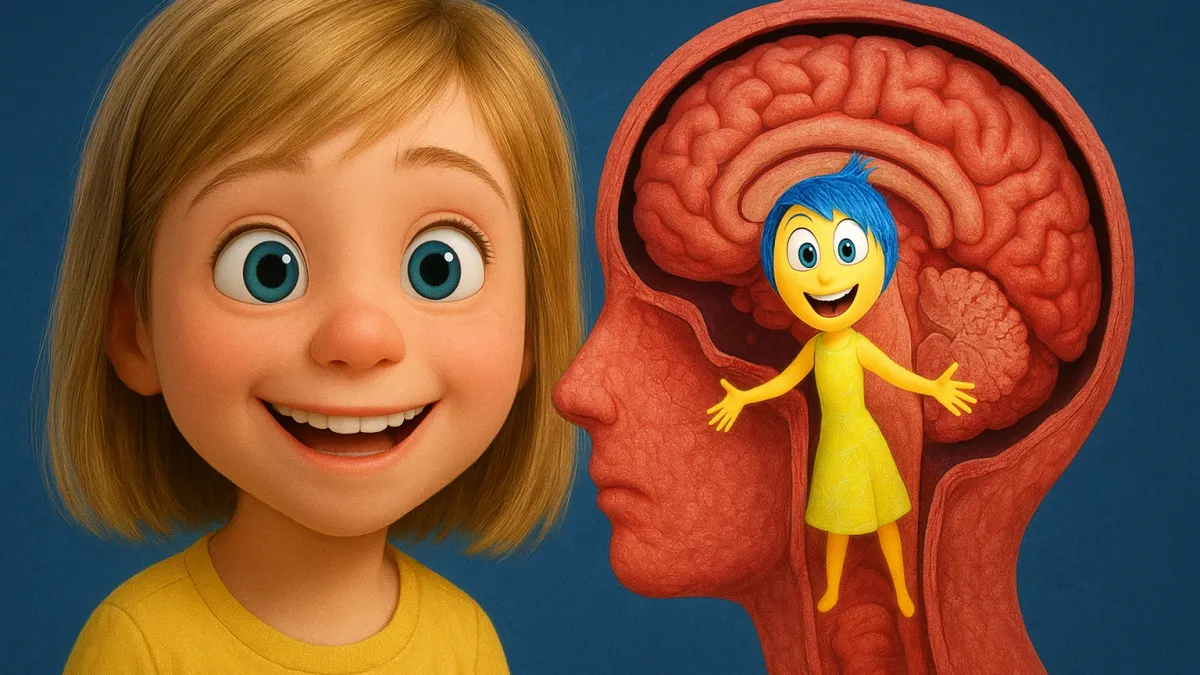 Divertida Mente Inside Out Pixar emoções Riley cérebro alegria