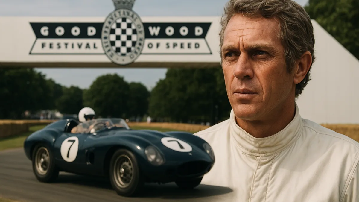 Goodwood Festival velocidade Steve McQueen Racing homenagem