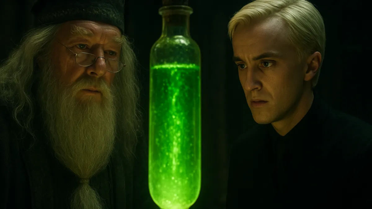 Harry Potter: O Enigma do Príncipe – Dumbledore e Draco Malfoy