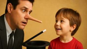 Liar Liar Tom Shadyac Jim Carrey advogado piadas criança mágico