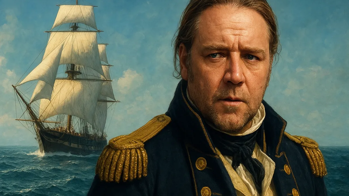 Mestre e Comandante Russell Crowe Peter Weir naval épico