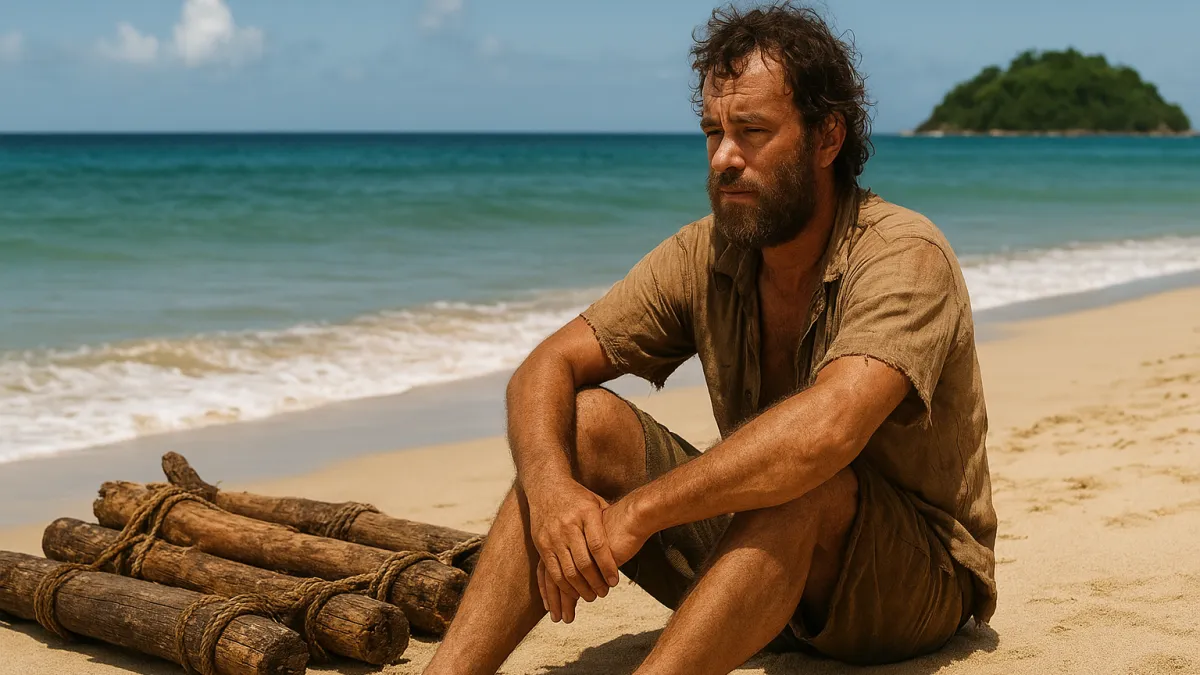 Náufrago de Robert Zemeckis Tom Hanks ilha deserta sobrevivência