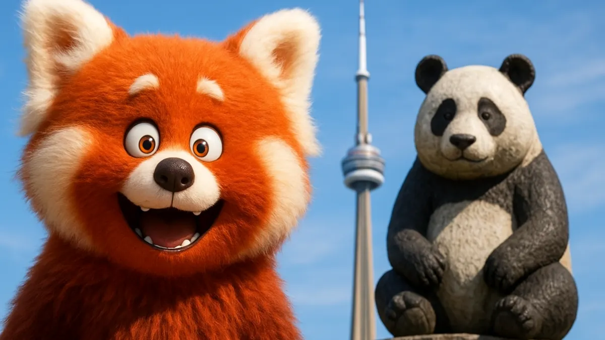 Red Crescer Uma Fera Pixar Domee Shi panda Toronto