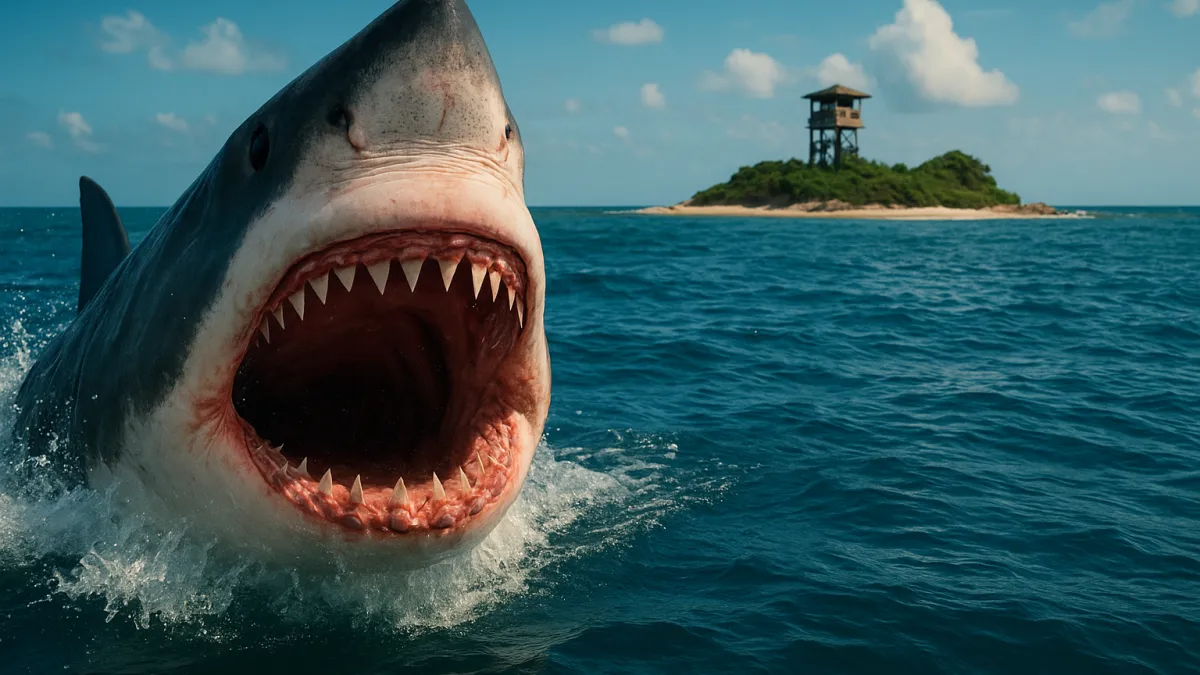 Tubarão de Steven Spielberg ataques ilha terror clássico