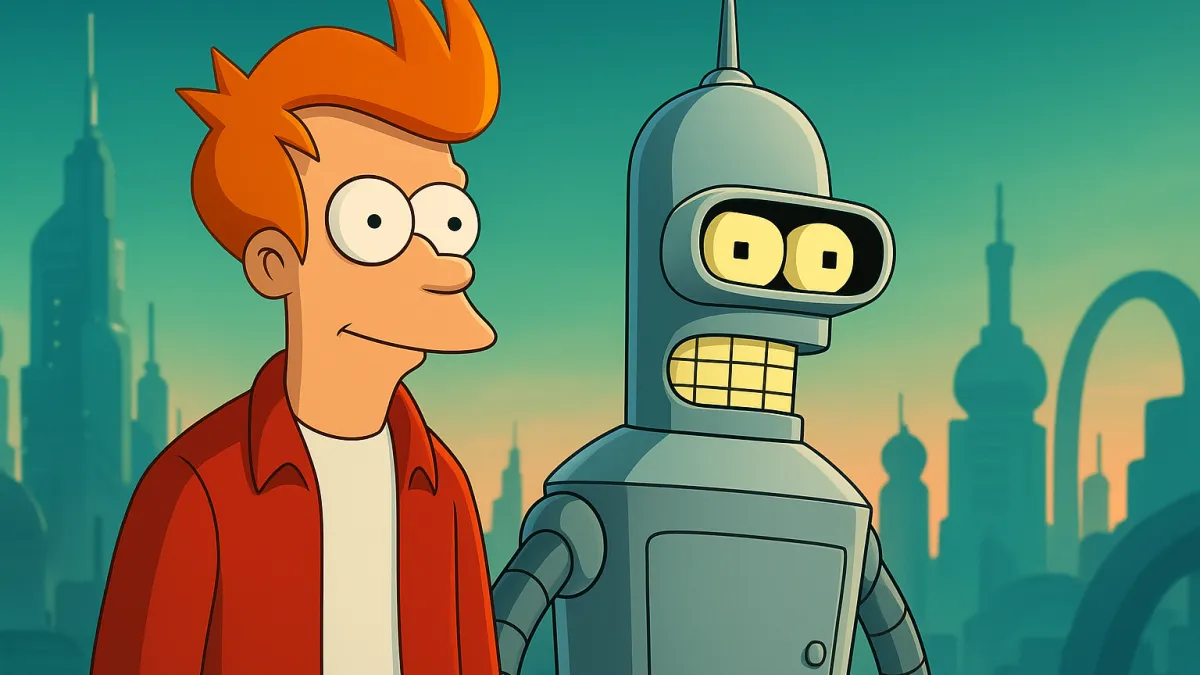 Futurama (1999): Fry e Bender: A aventura épica no futuro!