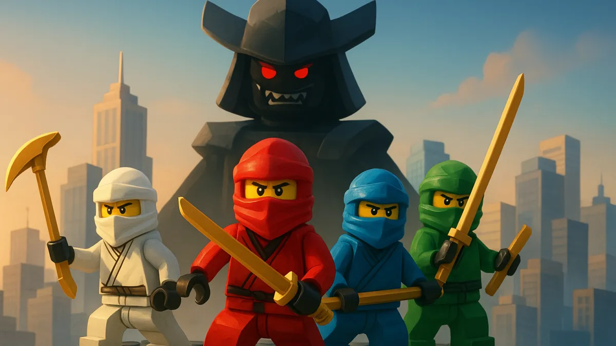 Lego Ninjago: O Filme – Ninjas Protegem a Cidade de Garmadon