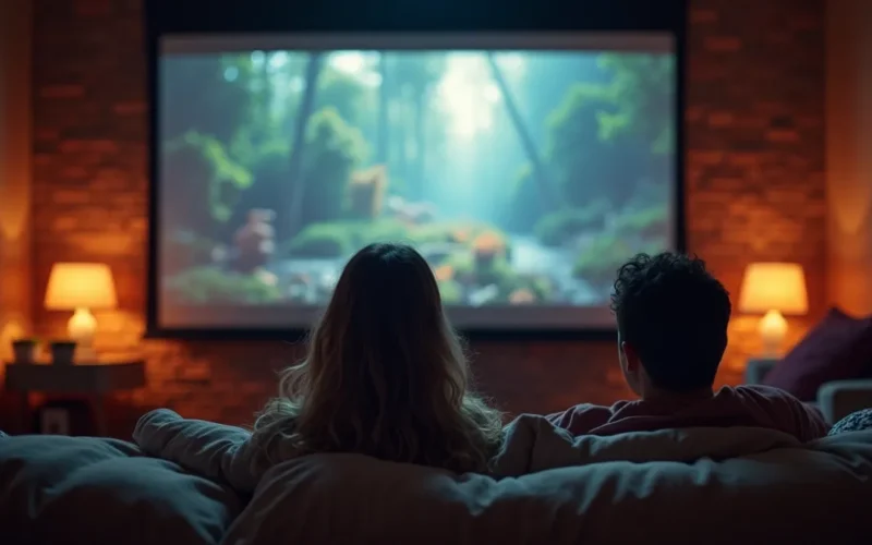 Como aproveitar o fim de semana com filmes e pipoca em casa