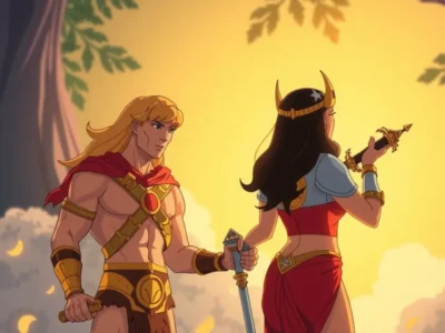 A relação entre os desenhos de He-Man e She-Ra no universo