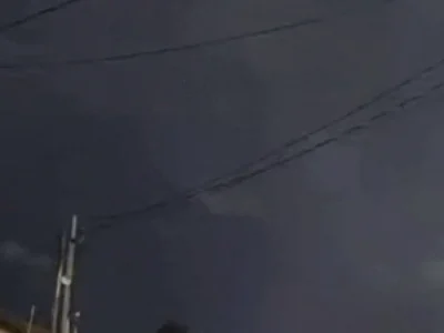 Brazil Lightning Storm Signals Severe Weather in Campo Grande