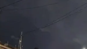 Brazil Lightning Storm Signals Severe Weather in Campo Grande