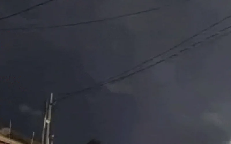 Brazil Lightning Storm Signals Severe Weather in Campo Grande