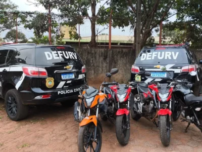 Brazil gang arrested with 6 stolen motorcycles in chop shop