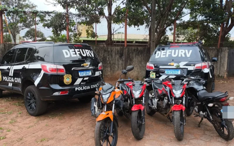 Brazil gang arrested with 6 stolen motorcycles in chop shop
