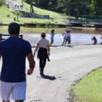 Brazil braves winter chill as 11C cold fails to deter athletes